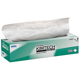 Kimtech Science 34133 11.8" x 11.8", White, Delicate Task, 1-Ply, Wiper Tissue (2940 Unit per Case - 15/196ct)