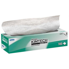 Kimtech Science 34256 - 14.7" x 16.6", White, Delicate Task, 1-Ply, Wiper Tissue (2100 Unit per Case - 15/140ct)