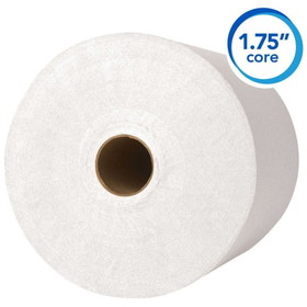 Scott 50606 Essential Plus+ 8" W Sheet, 600' L Roll, 1-Ply, White, Hard Roll Towel (6 Roll per Case)