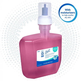 Scott 91592 Scott Pro Pro Foam Skin Cleanser 1.2 Liter Bottle, Liquid, Pink, Floral Scent, (2 Unit per Case)