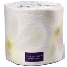 Kruger 05490 Embassy 4.25" x 4" Sheet, 2-Ply, White, Supreme, Bathroom Tissue (48 per Case)