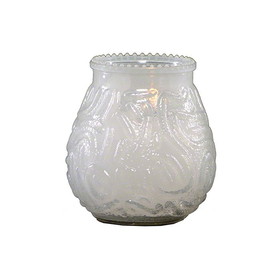 LeoLight 432FR Wax Candle 50+ Hr Burn Time, Frosted, Venetian Lowboy,  (12 per Case)
