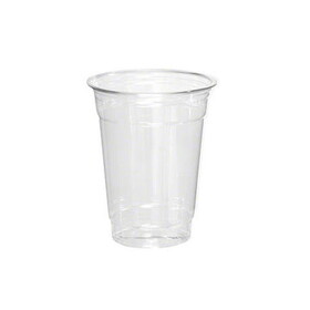 Merit 12OZ Squat Cup, Plastic, Clear PET, 1000/CS