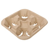 AmerCareRoyal ME-CC-832 Tray Fiber 4 Cup Hldr 8-32Oz 300/Cs Hlds Cup 8-32Oz