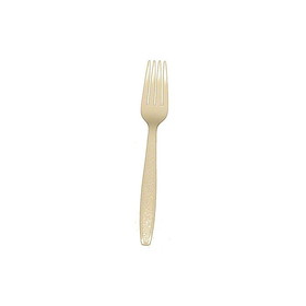 Merit ME-MBSXHF-H Heavy Weight Polystyrene Cutlery - Fork, Honey, 6.0 gm - Bulk 1000/cs