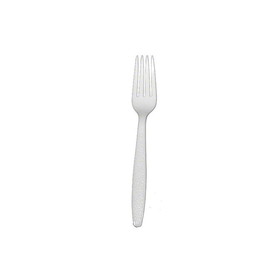 Merit ME-MBSXHF-W Heavy Weight Polystyrene Cutlery - Fork, White, 6.0 gm - Bulk 1000/cs
