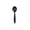 Merit ME-MBSXHS-B Heavy Weight Polystyrene Cutlery - Soupspoon, Black, 4.8 Gram - Bulk 1000/CS, Price/Case