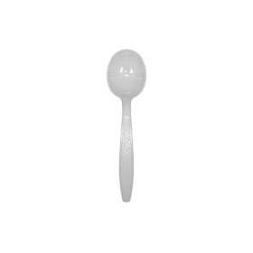 Merit ME-MBSXHS-W Heavy Weight Polystyrene Cutlery - Soupspoon, White  4.8 Gram - Bulk 1000/cs