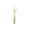 Merit ME-MBSXHT-H Heavy Weight Polystyrene Cutlery - Teaspoon, 4.4 Gram, Honey, Bulk - 1000/CS, Price/Case