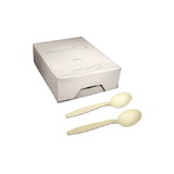 Merit ME-MPSBSS-H Heavy Weight Polystyrene Cutlery - Soupspoon, Honey, Boxed 4.8GM - 10/100CT/CS