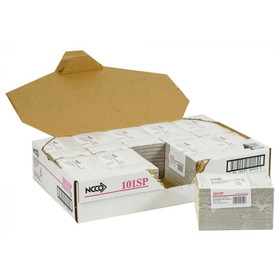 NCCO 101SP Carbonless WaitRPad Guest Check 3.5" x 5.63", 50 Page per Book, White, Date Column, 2-Part, Small (5000/CS)