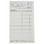 NCCO 4700WP Carbonless WaitRPad Guest Check 4.25" x 7.25", 50 Page per Book, White, Date Column, 2-Part, Medium (2000/CS), Price/Case