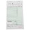 NCCO 947SW Carbonless Guest Check 4.25" x 7.25", 50 Page per Book, Green, Date Column, 2-Part, Medium-Wide (2000 Check per Case), Price/Case