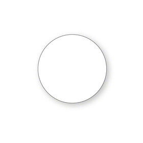 NCCO 2" Circle Blank Permanent Label