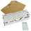 NCCO G3632 Cardboard Guest Check 3.5" x 6.75", 50 Page per Book, Green, Date Column, Single Copy, Medium (2500/CS), Price/Case