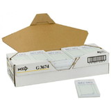 NCCO G3674 Cardboard Guest Check 3.5