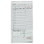 NCCO G4900SP Duplicate Carbon-Backed Guest Check 4.25" x 8.25", 50 Page per Book, Green, Date Column, Large (2500/CS), Price/Case