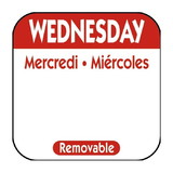 NCC R103R Removable Day of the Week Label 1