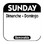NCC R107R Removable Day of the Week Label 1" x 1", Legend Sunday, Square, (1000 Label per Unit), Price/Roll