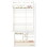 NCCO T4920SP Duplicate Carbon-Backed Guest Check 4.25" x 8.25", 50 Page per Book, Tan, Date Column, Large (2000/CS), Price/Case