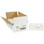 NCCO T4932SP Cardboard Guest Check 4.25" x 9", Tan, Date Column, Single Copy, Large (2000/CS), Price/Case