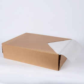 Norpak F1616DW MGDW Sub Wrap Dry Wax Paper, Bleached Kraft Sheets, 50# Box - 16" x 16" - 1 ea