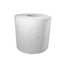 Merfin 02401 2 Ply Center-Pull Roll Towel 8" x 620' White 6/CS
