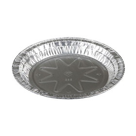 Pactiv 28830Y Medium Pie Plate 8" x 53/64", 14 Oz, Aluminum, Silver, (400/CS)