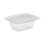 Pactiv 0CI860120000 Showcase 2 Piece Deli Combo Container 12 Oz, 5.875" x 4.875" x 1.75", Clear, Oriented/High Impact Polystyrene, Base and Lid Combo (252/CS)