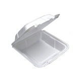 Pactiv YTD199010000 Vented Foam Hinged Lid Food Container 9