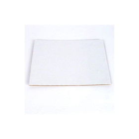 Die Cut PAD14-10 Corrugated Pizza Pad, White, 1/4 Sheet - 14" x 10" -100/CS