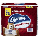 P&G Charmin 01570 Ultra Strong 2-Ply Toilet Paper Mega Roll, 242 Sheets, 18 RL/CS