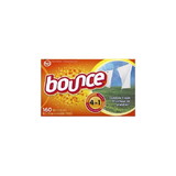 P&G Bounce 80168 Dryer Sheet White, Solid, Scented, Outdoor Fresh (160 Sheet per Box, 6 Box per Case)