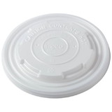 PrimeWare CFCL-1232 Hot/Cold Food Container Lid White, Polylactide Aliphatic Copolymer, Disposable, (500/CS)