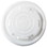 PrimeWare CFCL-8 Hot/Cold Food Container Lid White, Polylactide Aliphatic Copolymer (CPLA), Disposable, (1000/CS), Price/Case