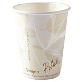 PrimeWare HC-8 Lined Hot Drink Cup 8 Oz, White, Paperboard, Disposable, Eco-Friendly, with Polylactic Acid/Corn-Based Plastic Lined (PLA) (1000/CS)