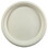 PrimeWare PL-10NPFA Compostable Plate 10" Diameter, White, Bagasse/Sugarcane, *No added PFAS*, 500/CS