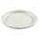 PrimeWare PL-10NPFA Compostable Plate 10" Diameter, White, Bagasse/Sugarcane, *No added PFAS*, 500/CS