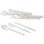 PrimeWare WCPW-KIT Compostable Cutlery Kit Natural, (CPLA) Polylactide Aliphatic Copolymer, Compostable, with Fork/Knife/Spoon (250/CS), Price/Case