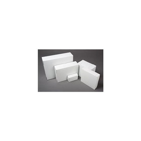 Quality Carton 6100 Bakery Box 10" x 6" x 3-1/2", Clay Coated White, CRB and SUS Paperboard, Lock Corner, Recycled, 1-Piece, (250 per Case)