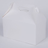 KARI-OUT 3612, Large Barn Style Paper Box, White, 9.5