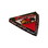 SQP 9886 9" Four Colored Printed, Hinged Paper Pizza Slice Holder 9" X 9.375" X 1.5" - 200/CS, Price/Case