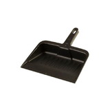 Rubbermaid Commercial FG200500CHAR Dust Pan 12.25" x 8.25", Charcoal, Heavy Duty, with Plastic Handle - 1EA