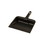 Rubbermaid Commercial FG200500CHAR Dust Pan 12.25" x 8.25", Charcoal, Heavy Duty, with Plastic Handle - 1EA, Price/EA