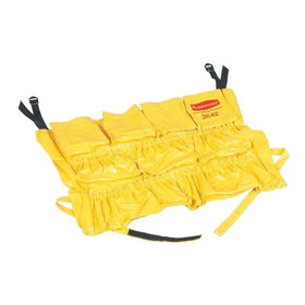 Rubbermaid Commercial FG264200YEL BRUTE 20.5" x 20", Yellow, Vinyl, Caddy Bag for 32 and 44 Gallon Container