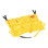 Rubbermaid Commercial FG264200YEL BRUTE 20.5" x 20", Yellow, Vinyl, Caddy Bag for 32 and 44 Gallon Container, Price/EA