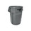 Rubbermaid Commercial FG264360GRAY BRUTE 24" x 31.5", 44 Gallon Capacity, Gray, Plastic, Round, Venting Channel, Utility Container without Lid, Price/EA
