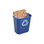 Rubbermaid Commercial FG295673BLUE Utility Wastebasket 14.5" x 10.5" x 15", 28 Quart Capacity, Blue, Resin, Medium, Recycling - 1EA, Price/EA