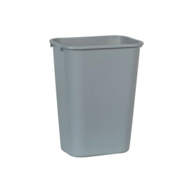 Rubbermaid Commercial FG295700GRAY Utility Wastebasket 15.25" x 11.25" x 20", 41 Quart Capacity, Gray, Resin, Large - 1EA