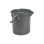 Rubbermaid Commercial FG296300GRAY Mop Bucket 10.5" x 10.25", 10 Quart Capacity, Gray, Plastic, Round -1EA, Price/EA